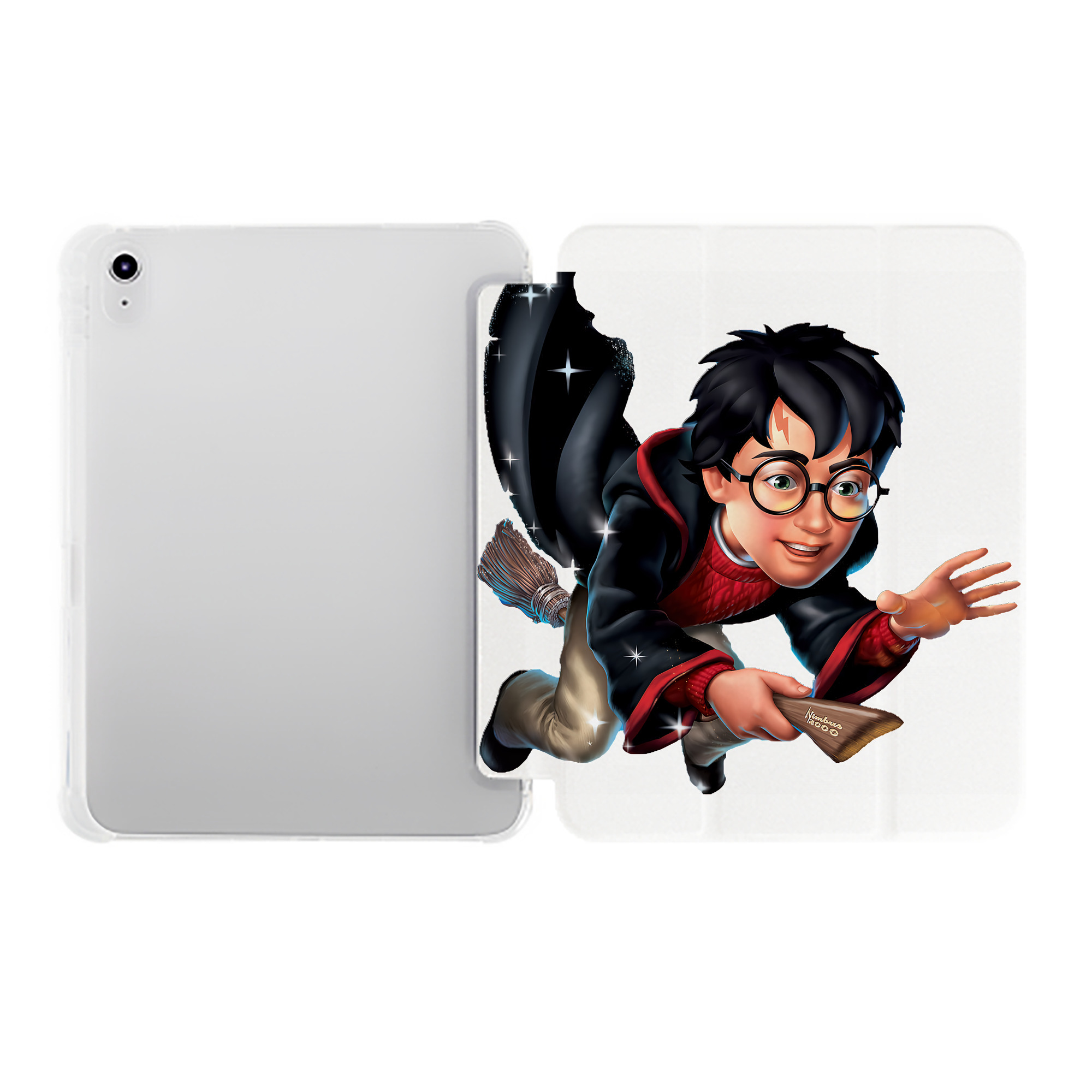 （画像用） Harry Potter ハリー・ポッターシリーズ IPad ケース ペン収納付き 三つ折りスタンド PUレザー×シリコン 対応機種9.5/10.5/10.9インチ
